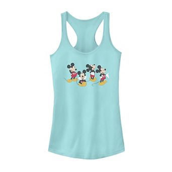 Disney's Mickey Mouse Poses Juniors' Racerback Tank Top