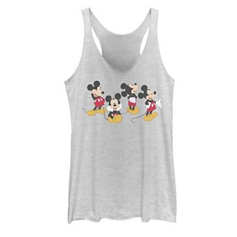 Disney's Mickey Mouse Poses Juniors' Racerback Tank Top