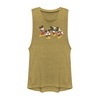 Disney's Mickey Mouse Poses Juniors' Muscle Tank Top