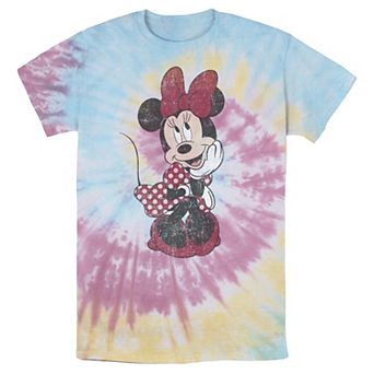 Disney's Minnie Mouse Men's Shy Vintage Bomabrd Wash Tee