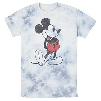 Disney's Mickey Mouse Men's Vintage Portrait Bomabrd Wash Tee