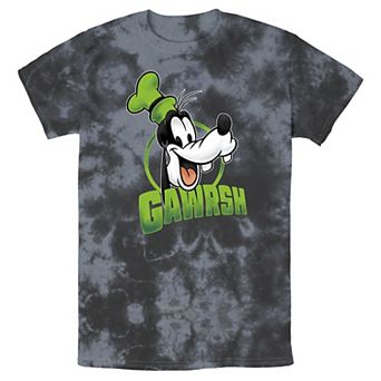 Men's Disney Mickey And Friends Goofy Gawrsh Portrait Bomabrd Wash Tee