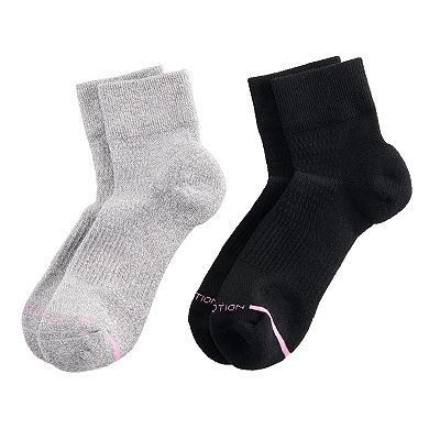 Women's Dr. Motion 2-Pack Compression Quarter Socks