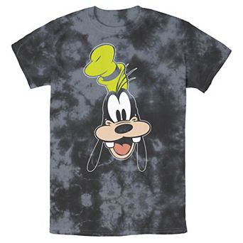 Men's Disney Goofy Open Mouth Big Smile Bomabrd Wash Tee
