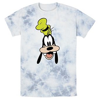 Men's Disney Goofy Open Mouth Big Smile Bomabrd Wash Tee