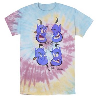Men's Disney Aladdin Genie Expressions Bomabrd Wash Tee