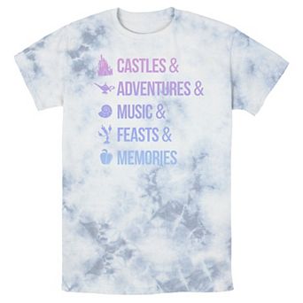 Men's Disney Iconic Princes White Font Bomabrd Wash Tee