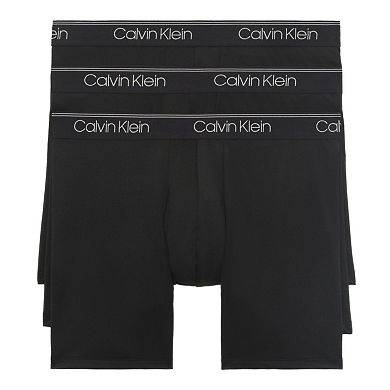 Men's Calvin Klein Micro-Stretch 3-Pack Long Boxer Brief 