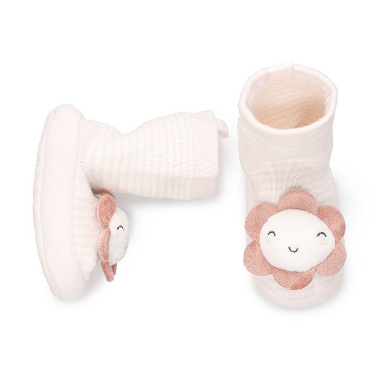 Baby Girl Carters Happy Flower Rattle Slipper Socks, Infant Girls, Size: 