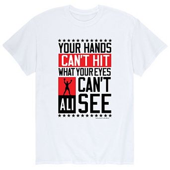 Men's Ali Your Hands Can't Hit Tee