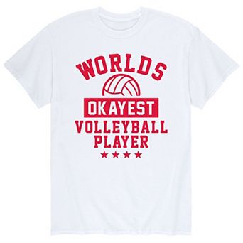 Men's Worlds Okayest Volleyball Tee