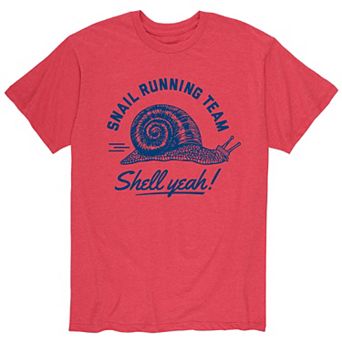 Men's Snail running Team Tee