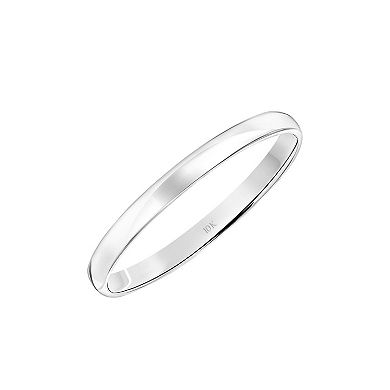 Love Always 10k Gold 2 mm Wedding Band