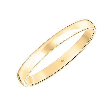 Love Always 10k Gold 3 mm Wedding Band