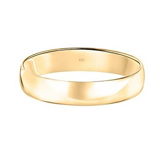 Love Always 10k Gold 4 mm Men's Wedding Band