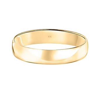 Love Always 10k Gold 4 mm Men's Wedding Band