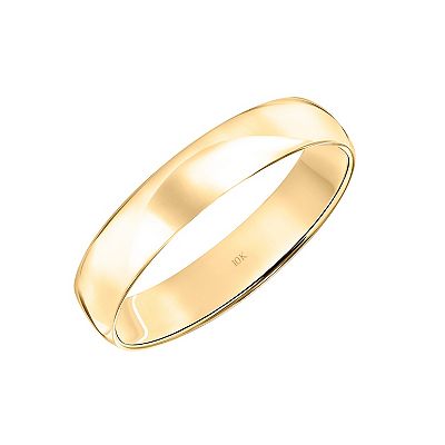 Love Always 10k Gold 4 mm Men s Wedding Band