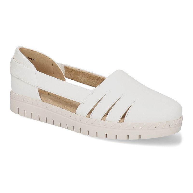 Easy Street Bugsy Women's Slip-On Shoes, Size: 12, White