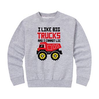 Boys 8-20 I Like Big Truck Crew Fleece Sweatshirt