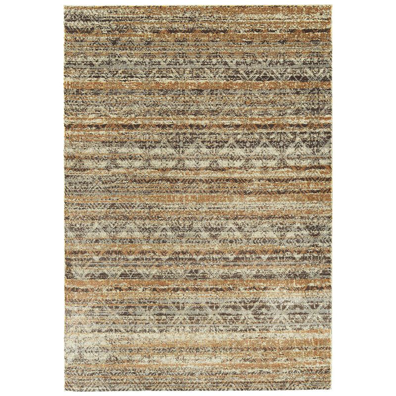 Addison Amelia Casual Canyon Area Rug, Orange, 3X5 Ft