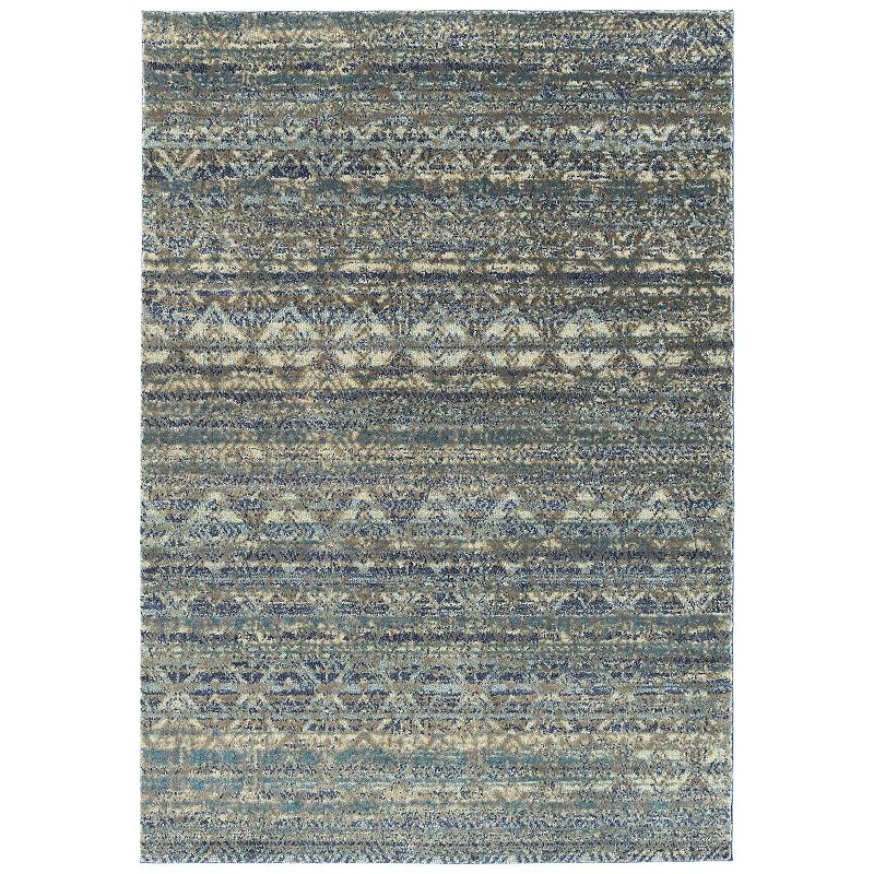 Addison Amelia Mediterranean Marina Area Rug, Blue, 8X11 Ft