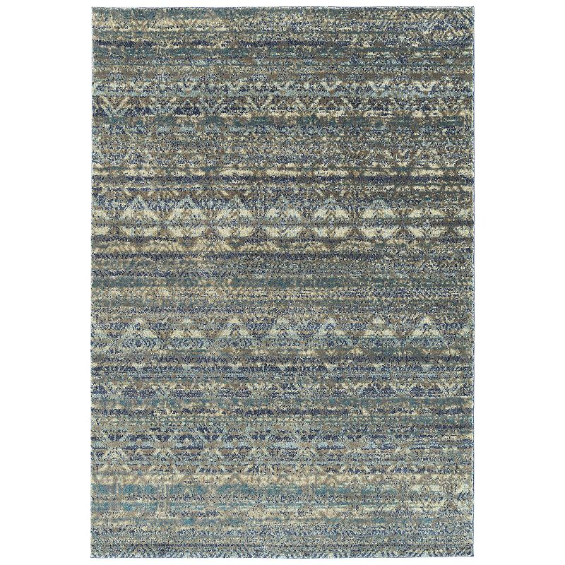 Addison Amelia Mediterranean Marina Area Rug, Blue, 8X11 Ft