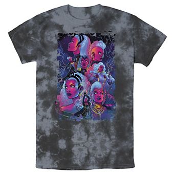 Men's Marvel X-Men Storm Of Past And Present Distressed Poster Bomabrd Wash Tee