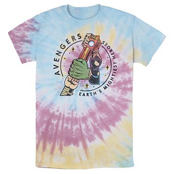 Men's Marvel Avengers Unite Logo Bomabrd Wash Tee