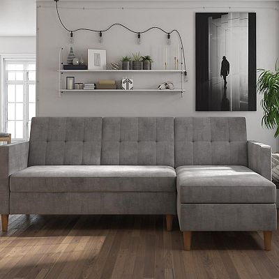 Dhp haven sectional futon sofa fashion