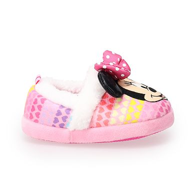 Disney's Minnie Mouse Toddler Girls' Slippers