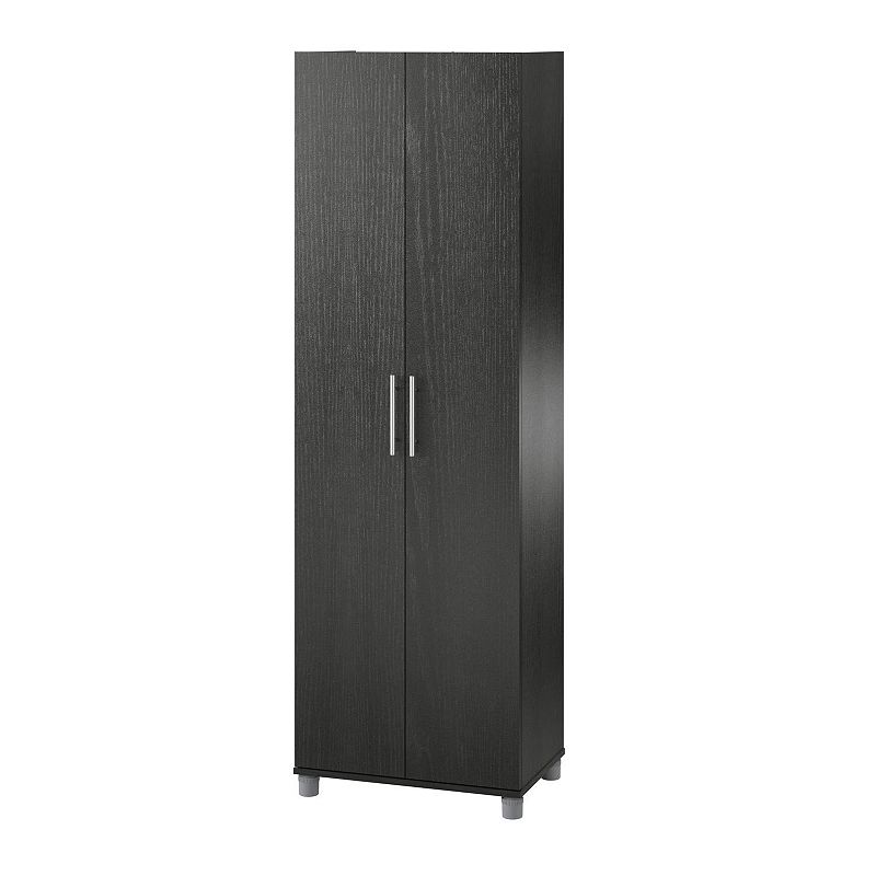 SystemBuild Evolution Camberly Utility Storage Cabinet, Black