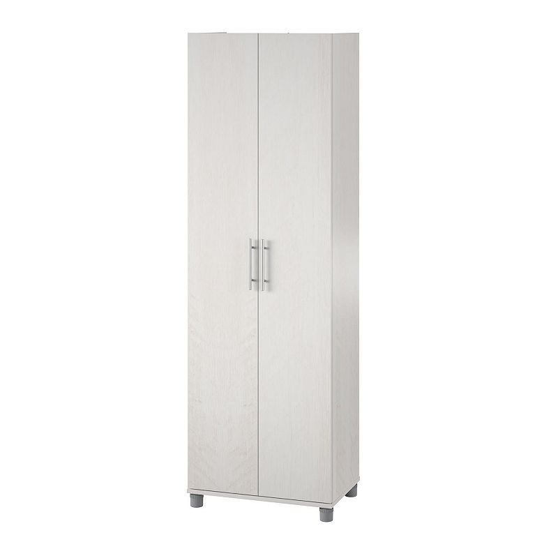 SystemBuild Evolution Camberly Utility Storage Cabinet, White