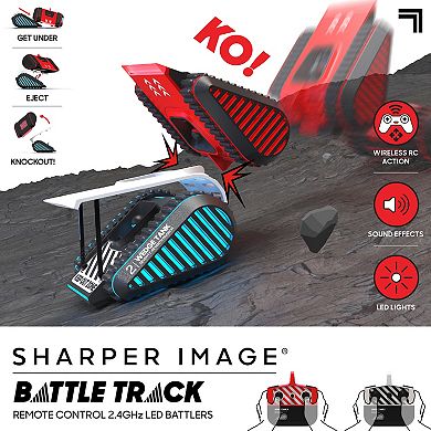 Sharper Image Toy RC Battle Track 2-Pack LED Battlers 