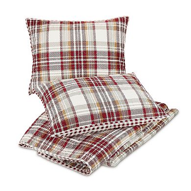 Laurel & Mayfair Camden Plaid Quilt Set with Shams