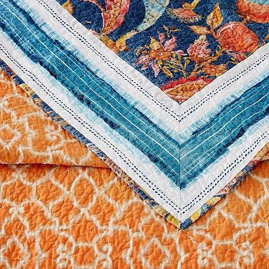 Dena Home Peacock Garden Quilt Set