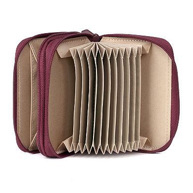 Julia Buxton Hudson Pik-Me-Up Wizard Leather Wallet