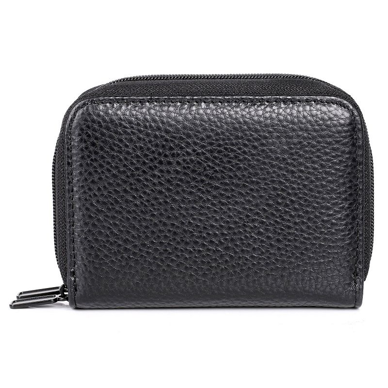 UPC 628210180482 product image for Julia Buxton Hudson Pik-Me-Up Wizard Leather Wallet, Black | upcitemdb.com