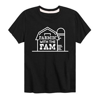 Boys 8-20 Farmin With The Fam Graphic Tee