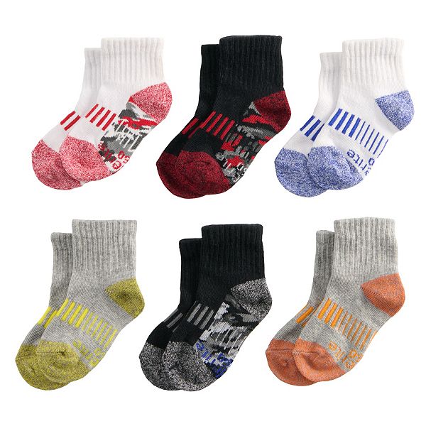 Baby / Toddler Boy Stride Rite 6-Pack Athletic Crew Socks