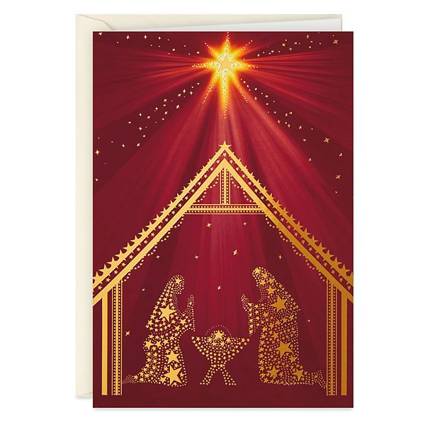 Hallmark 16-Count Nativity Scene Boxed Christmas Cards