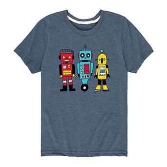 Boys 8-20 Robots Graphic Tee