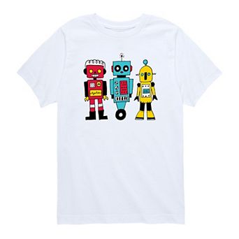 Boys 8-20 Robots Graphic Tee