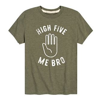 Boys 8-20 High Five Me Bro Graphic Tee