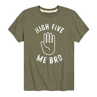 Boys 8-20 High Five Me Bro Graphic Tee