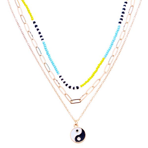 Yin Yang Heart Necklace