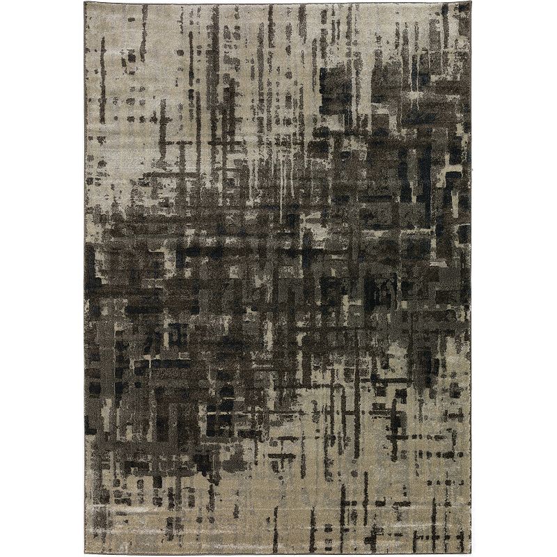 Addison Atlas Crosshatch Area Rug, Grey, 8X11 Ft