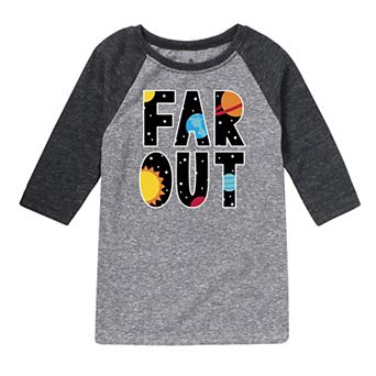 Boys 8-20 Far Out Space Graphic Raglan Tee