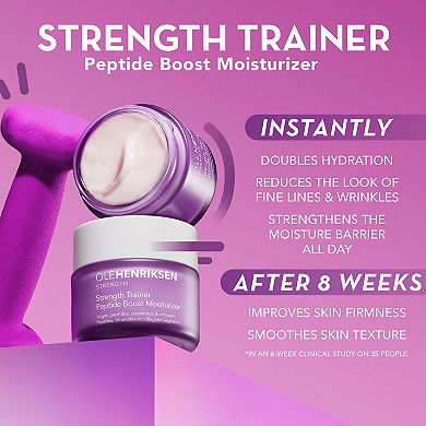Strength Trainer Skin Barrier Moisturizer with Peptides and Niacinamide
