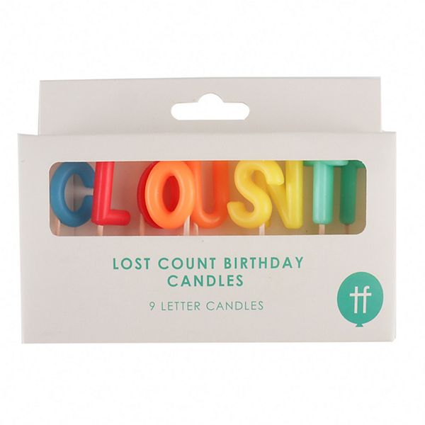 Table Fun "Lost Count" Birthday Candles