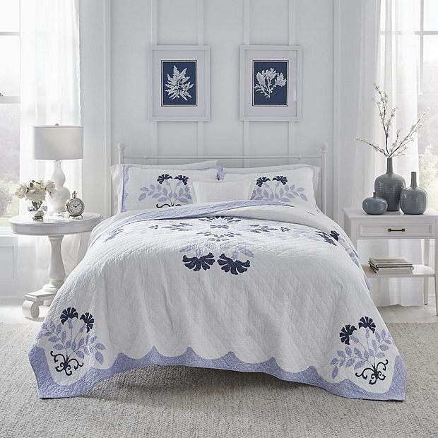 Laura Ashley Blue Quilt Sale